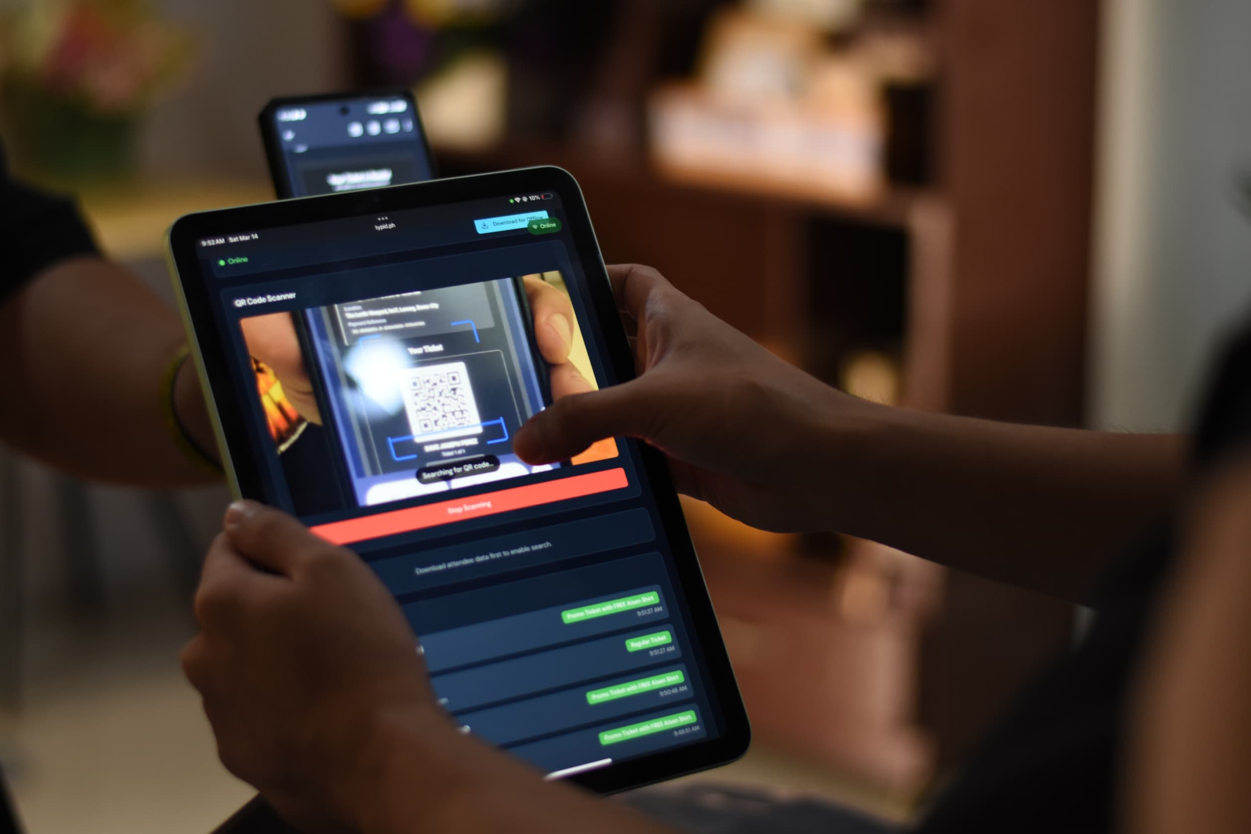Placeholder: Aisen Fests check-in experience